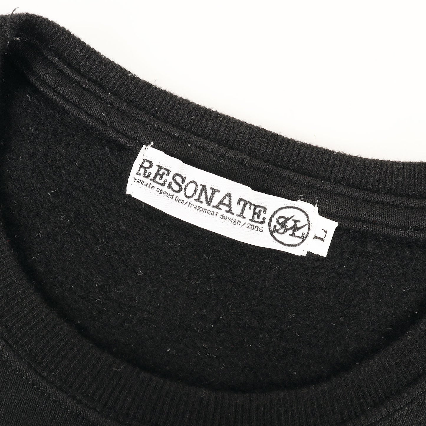 ×fragment design リブ切替し クルーネック スウェット