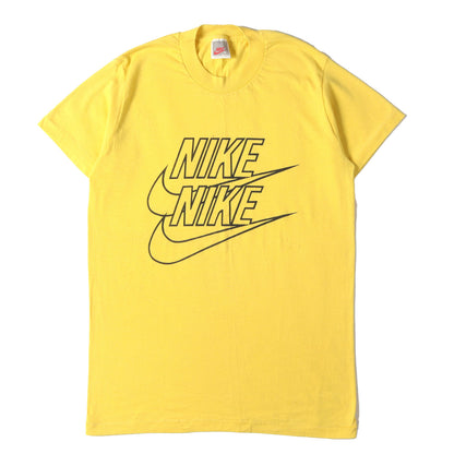 [希少 銀タグ] 90s 2連 スウッシュロゴ プリント Tシャツ USA製