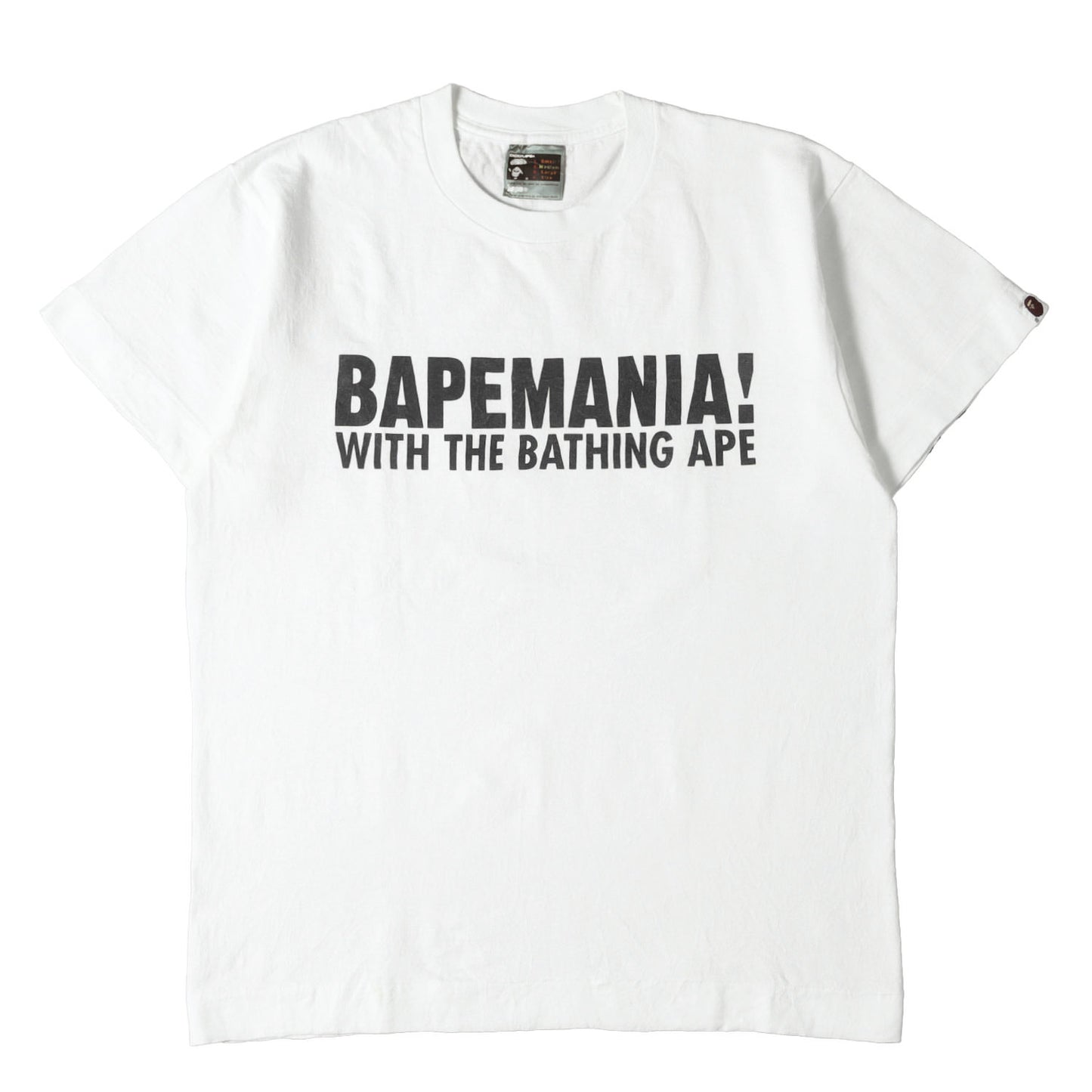00s BAPEMANIA!ロゴ 圧縮 Tシャツ