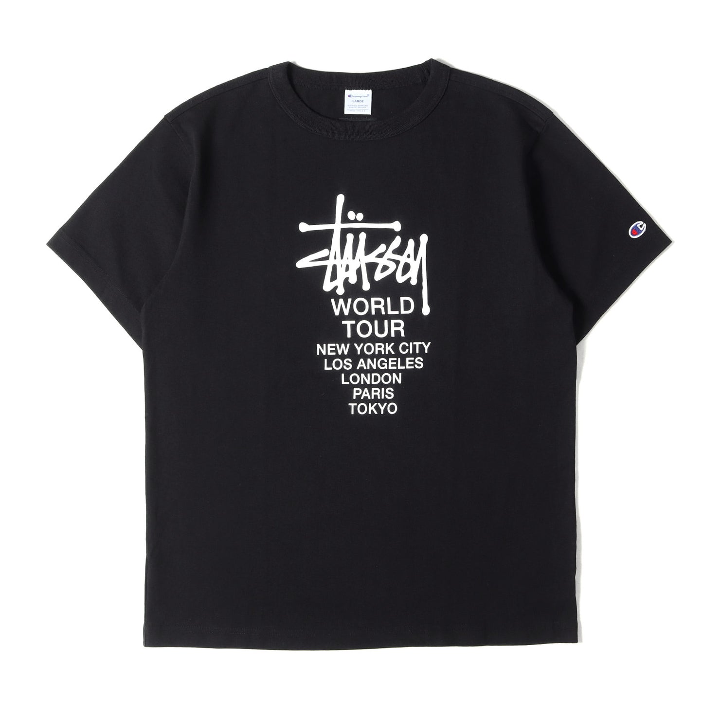 ×Champion ワールドツアー ヘビー Tシャツ