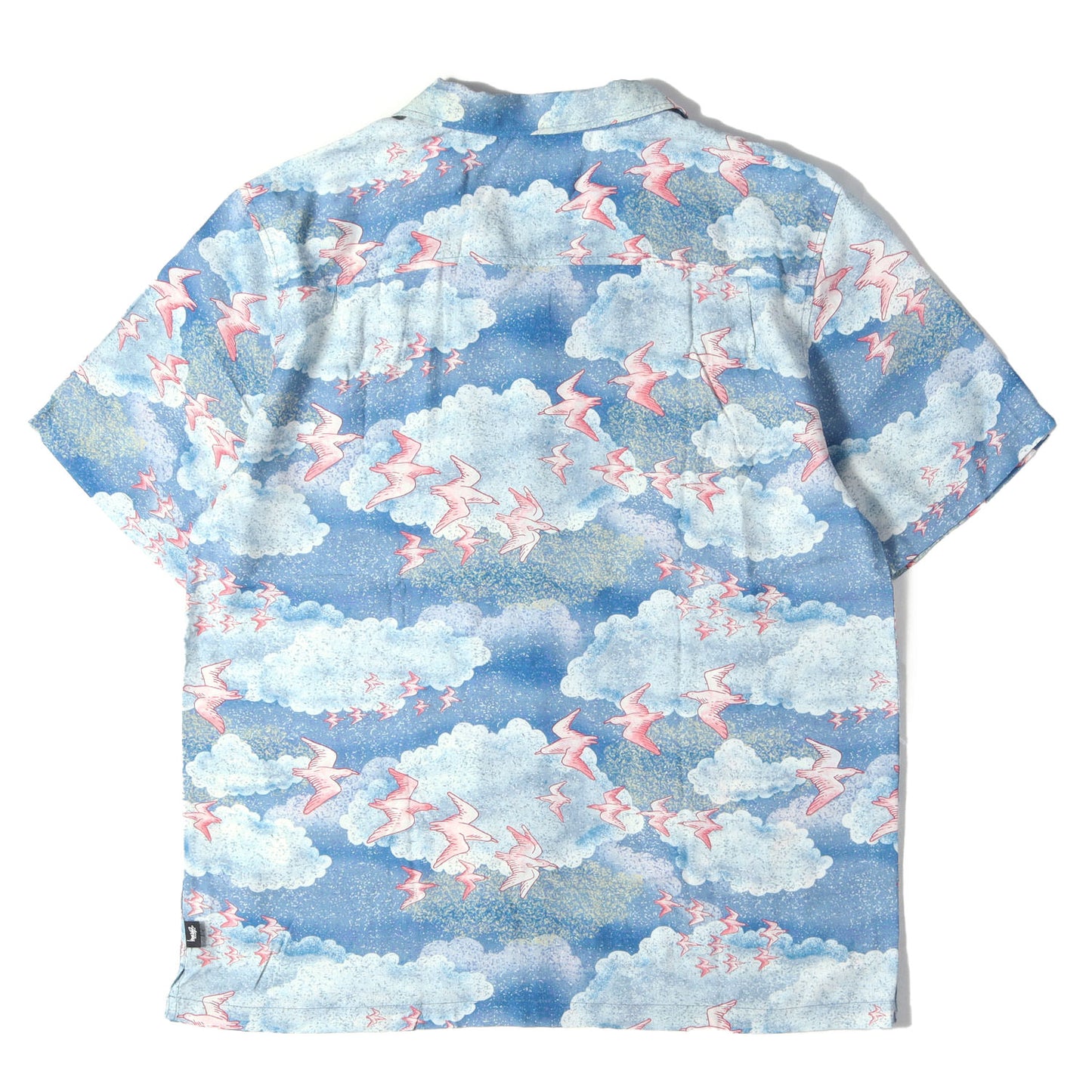バード柄 レーヨン アロハシャツ(CLOUD AND BIRDS SHIRT)
