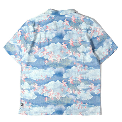 バード柄 レーヨン アロハシャツ(CLOUD AND BIRDS SHIRT)