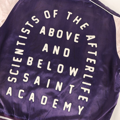 22AW ×SHERMER ACADEMY ヴィンテージ加工 サテン スタジャン(SA_SKASTADIUM JKT)