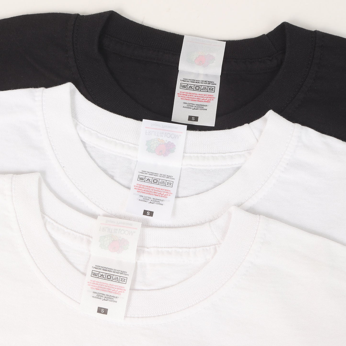 THE CONVENI限定 ×FRUIT OF THE LOOM クルーネック Tシャツ 3枚パック