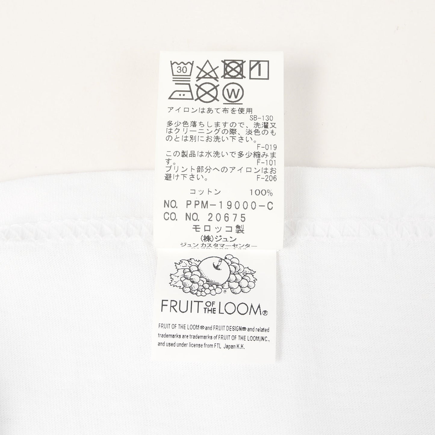 THE CONVENI限定 ×FRUIT OF THE LOOM クルーネック Tシャツ 3枚パック