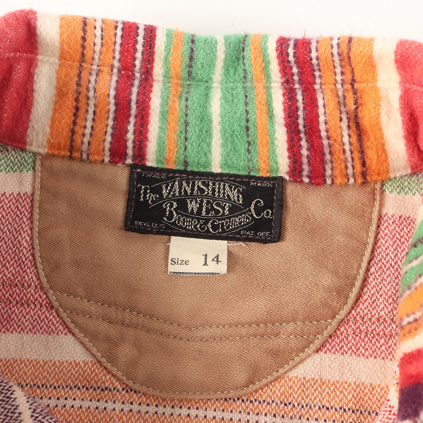 ネイティブボーダー フランネルシャツ (THE VANISHING WEST PAINTED DESERT SHIRT)