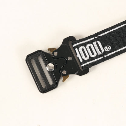 20AW ブランドロゴ ワンタッチバックル ベルト(JQ. LOGO / E-BELT)
