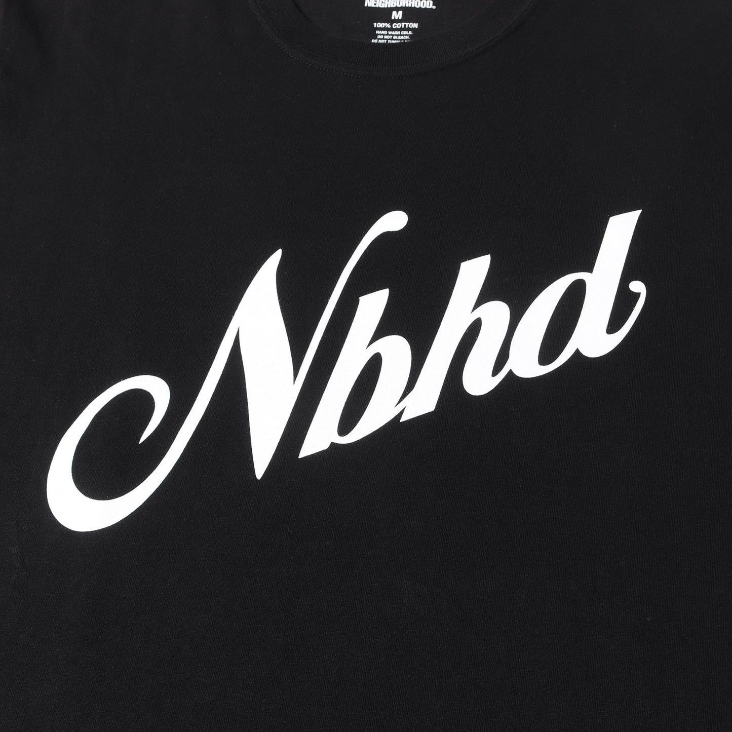 23SS Nbhdロゴ クルーネック Tシャツ