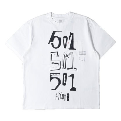 24SS 京都店リニューアルオープン記念 ×長谷川昭雄 501 ヘビー ポケット Tシャツ
