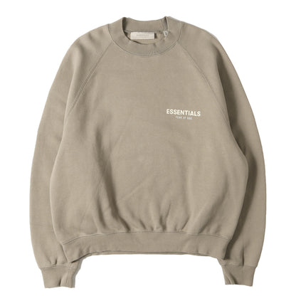 FOG ESSENTIALS フロッキープリント ラグラン スウェット