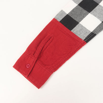 00s 切替しデザイン バッファローチェック フランネルシャツ
