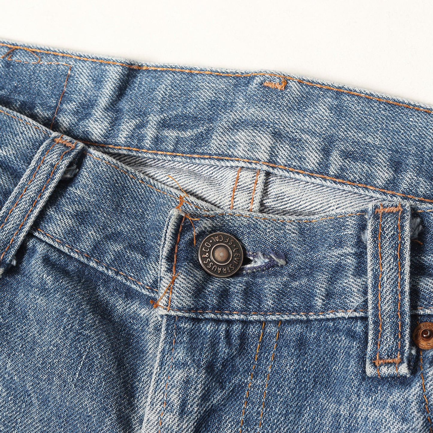 70s 505-0217 66後期 デニムパンツ / USA製 ボタン裏刻印8