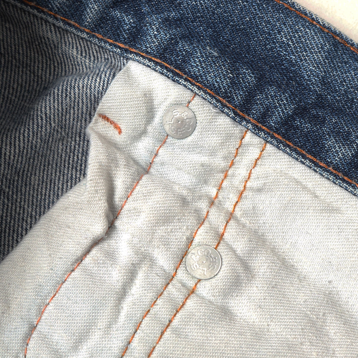 70s 505-0217 66後期 デニムパンツ / USA製 ボタン裏刻印8
