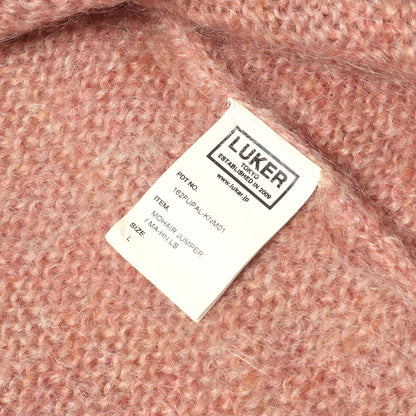 ×PEEL&LIFT モックネック モヘヤニット セーター(MOHAIR JUMPER / MA-HN . LS)