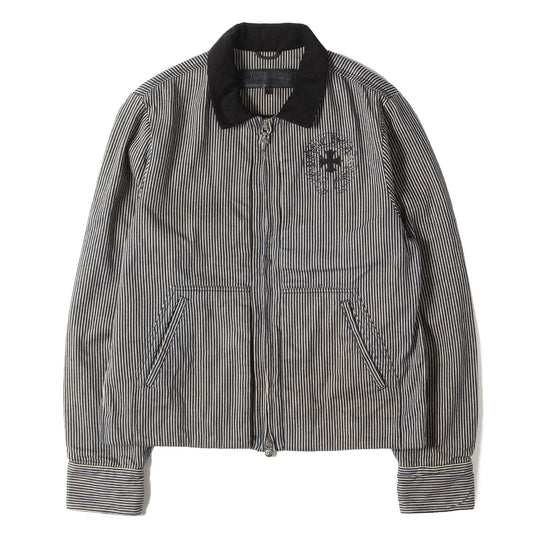 現行タグ ホースシューロゴ デニム ダガージップ ジャケット(STREET MEAT STRPD DNM)