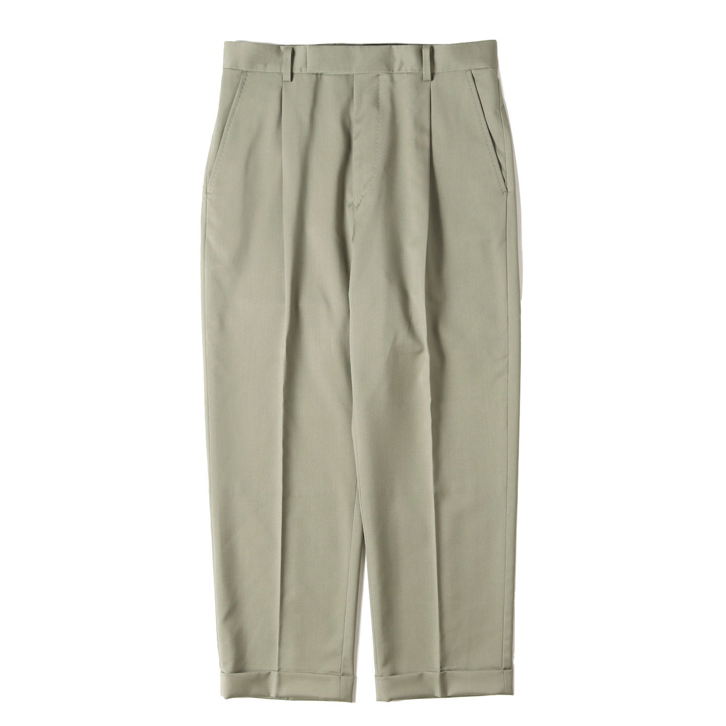 22AW ×DORMEUIL プリーツ スラックスパンツ(PLEATED TROUSERS)