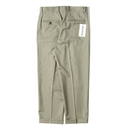 22AW ×DORMEUIL プリーツ スラックスパンツ(PLEATED TROUSERS)