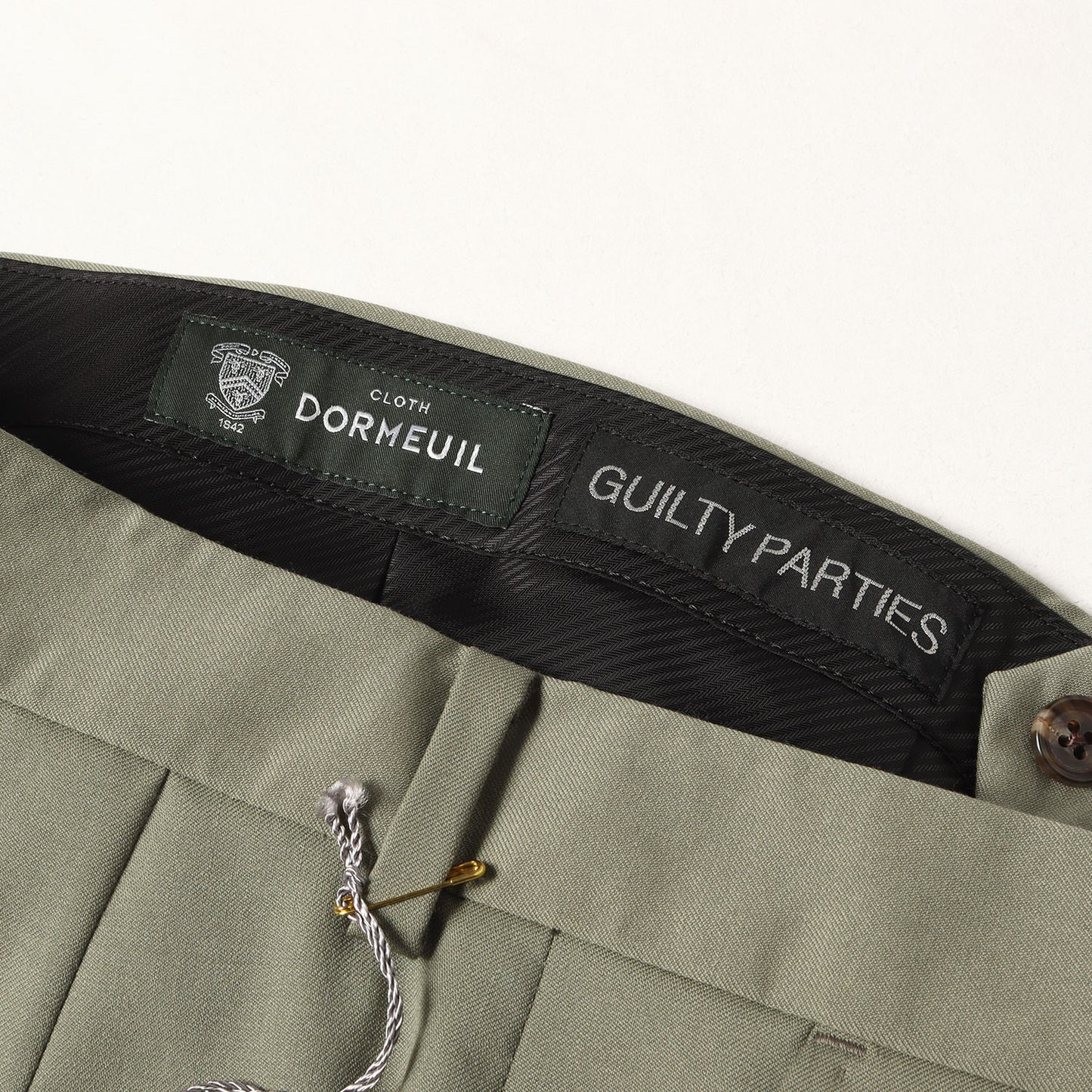 22AW ×DORMEUIL プリーツ スラックスパンツ(PLEATED TROUSERS)