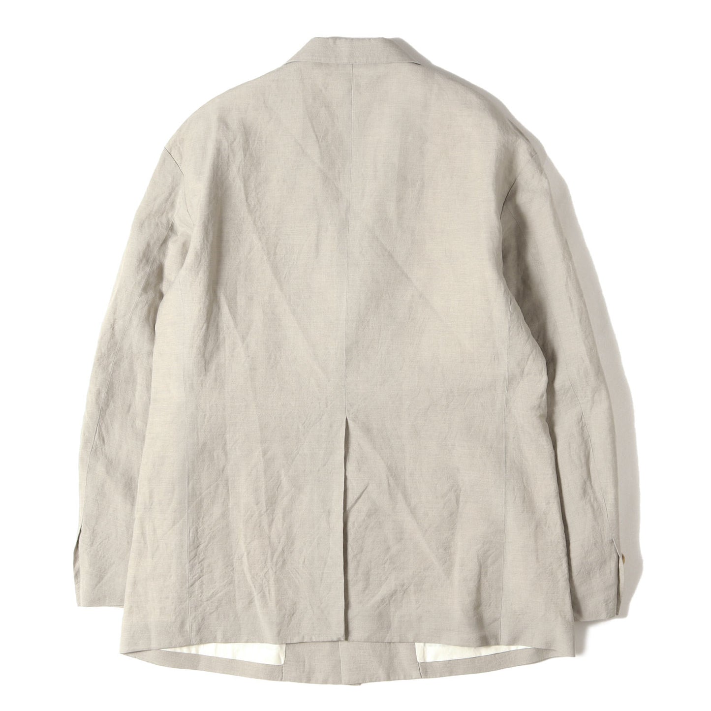 25SS リネン/ウール オーバーサイズ ブレザー / テーラードジャケット(LINEN WOOL RELAX FIT 1BUTTON BLAZER)