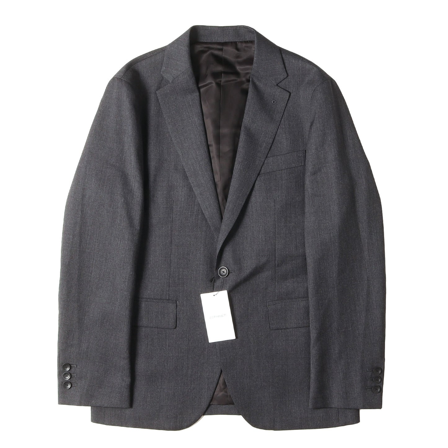 25AW ウールフランネル 2つボタン テーラードジャケット(FLANNEL WOOL STANDARD 2BUTTON JACKET)