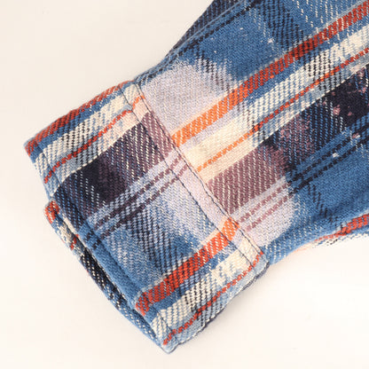 24SS ×Awake NY JORDAN ブリーチ加工 ヘビー チェックネルシャツ(M J AWNY FLANNEL)