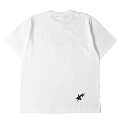 25SS ×ATMOS スネーク柄 蓄光プリント カレッジロゴ Tシャツ(G-SNK COLLEGE TEE)