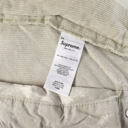 24SS ブリーチ加工 コーデュロイ ダブルニー ペインターショーツ(Washed Corduroy Double Knee Painter Short)