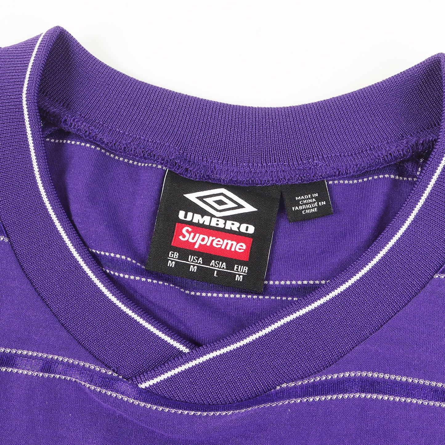 25SS ×UMBRO ストライプ サッカージャージ(Stripe Soccer Jersey)