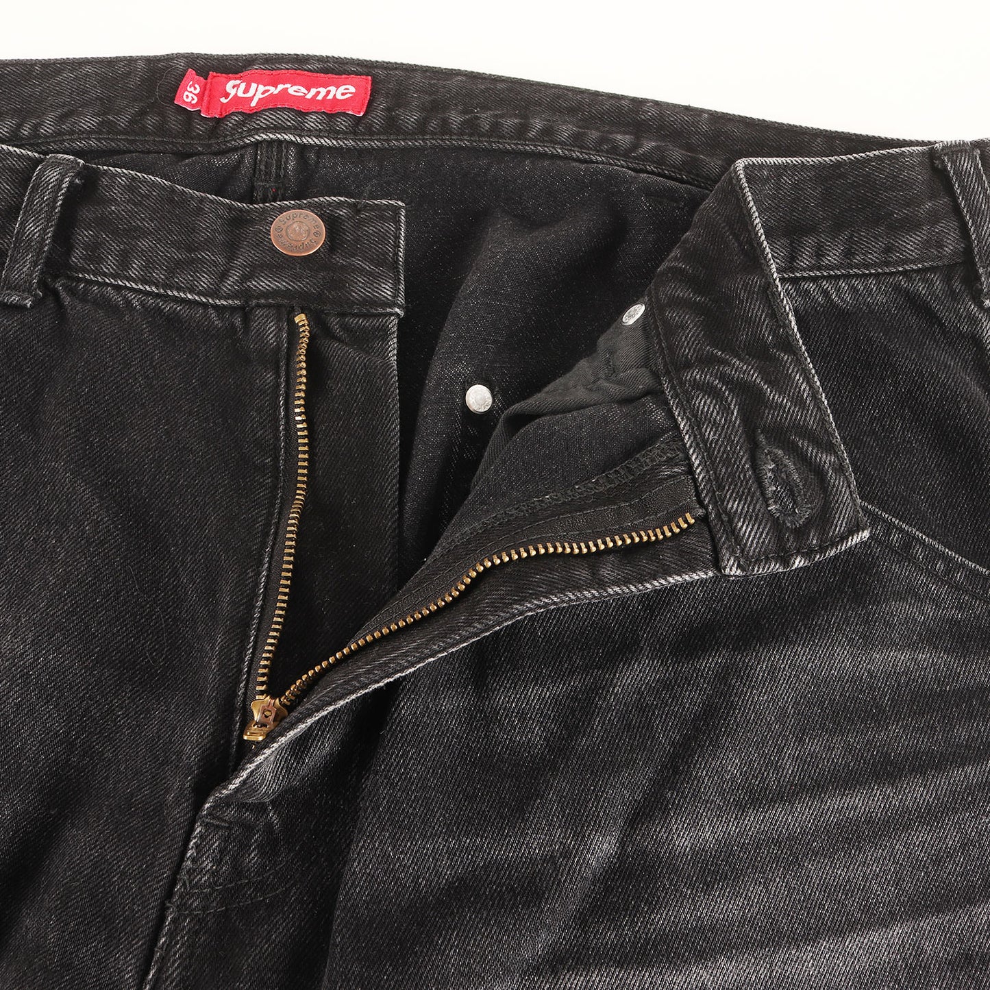 25AW ヴィンテージ加工 ダブルニー ペインター デニムパンツ(Worn Double Knee Denim Painter Jean)