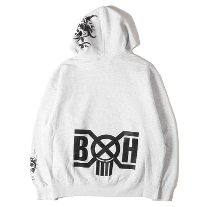23AW ×BOUNTY HUNTER スカル スウェット パーカー(Hooded Sweatshirt)