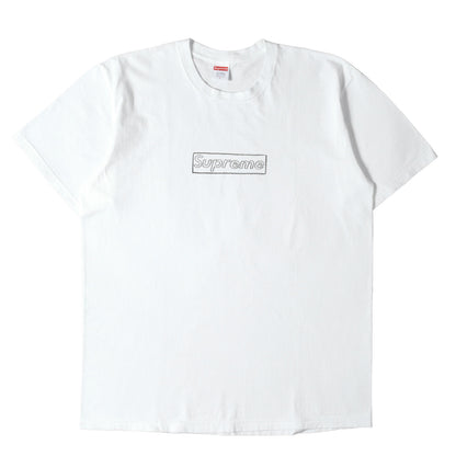 21SS ×KAWS チョークBOXロゴ Tシャツ(Chalk Box Logo Tee)