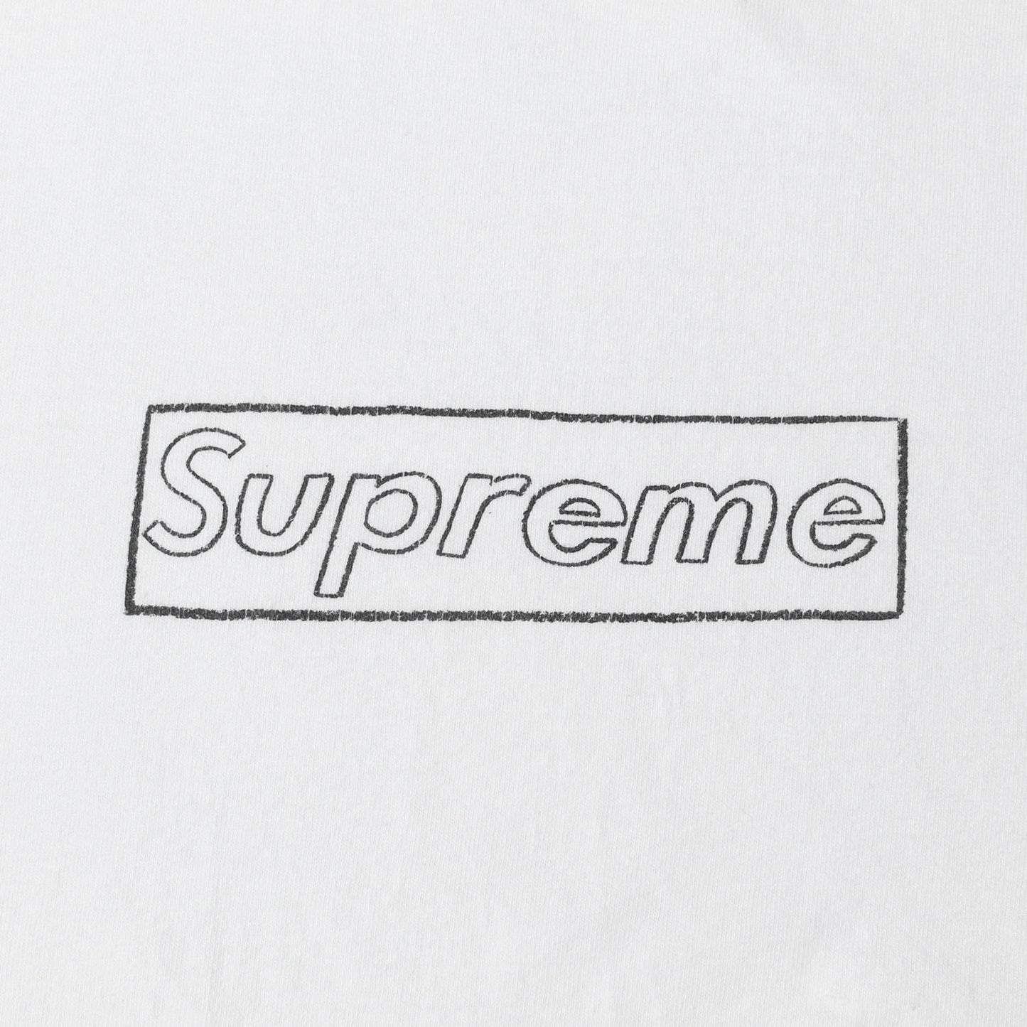 21SS ×KAWS チョークBOXロゴ Tシャツ(Chalk Box Logo Tee)