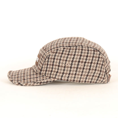 23AW ×Bellandi 千鳥格子 ウール BOXロゴ キャンプキャップ(Houndstooth Wool Camp Cap)