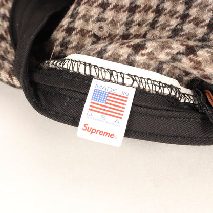 23AW ×Bellandi 千鳥格子 ウール BOXロゴ キャンプキャップ(Houndstooth Wool Camp Cap)