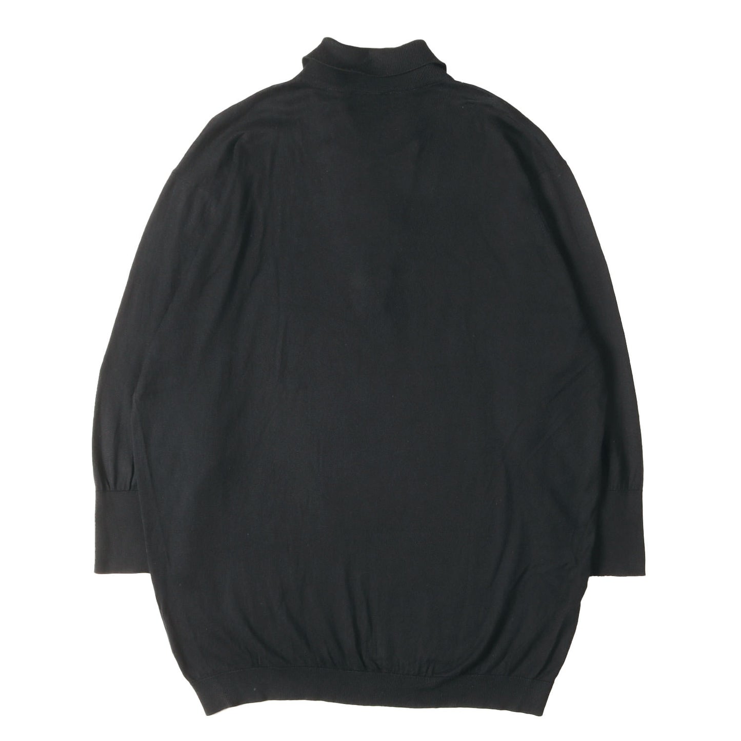 07SS purple期 × JOHN SMEDLEY ハイゲージ コットンニット 7分袖 ポロシャツ