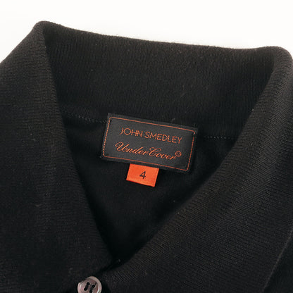 07SS purple期 × JOHN SMEDLEY ハイゲージ コットンニット 7分袖 ポロシャツ