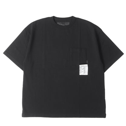 25SS BLACK & WHITE プレーン ヘビー ポケット Tシャツ(BW CREWNECK-P SS)