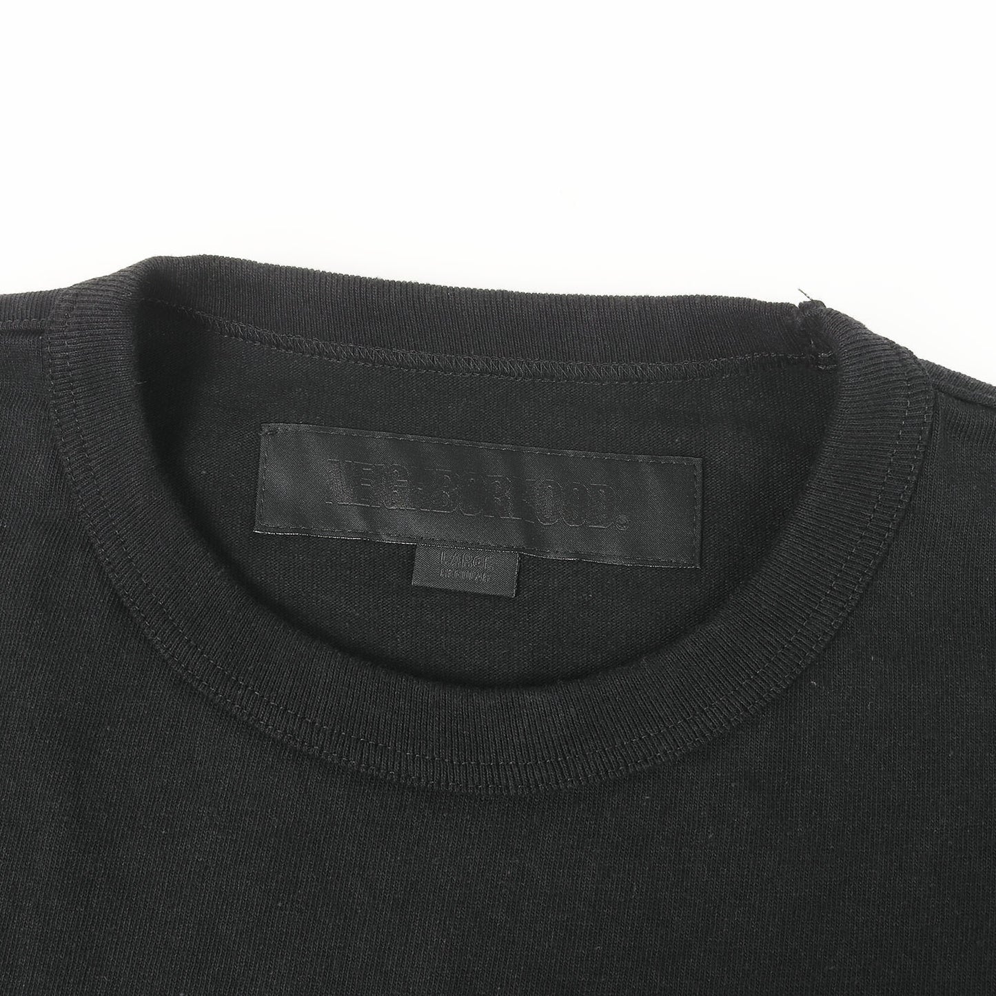 25SS BLACK & WHITE プレーン ヘビー ポケット Tシャツ(BW CREWNECK-P SS)