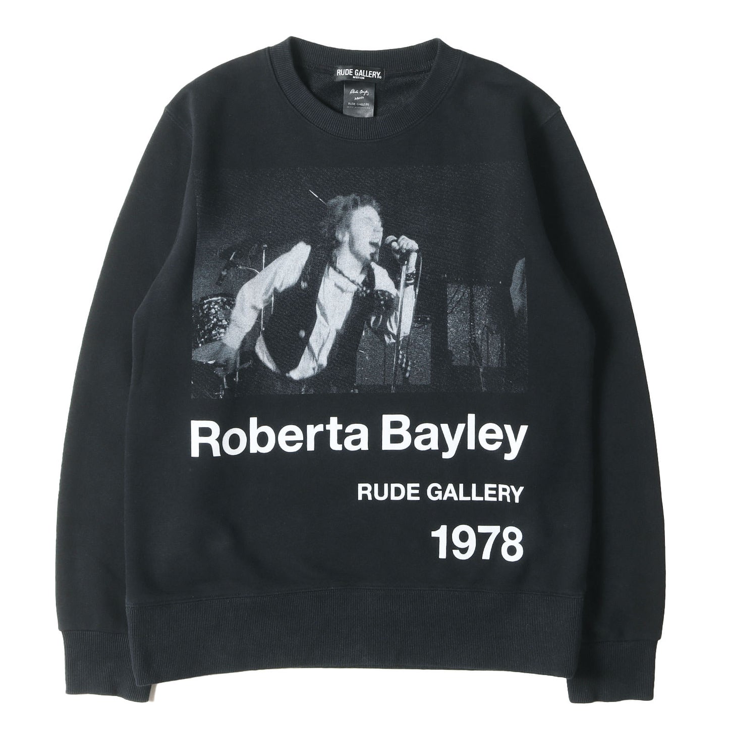 23SS ×Roberta Bayley ジョニー・ロットン フォト スウェット(CREW SW at WINTERLAND)