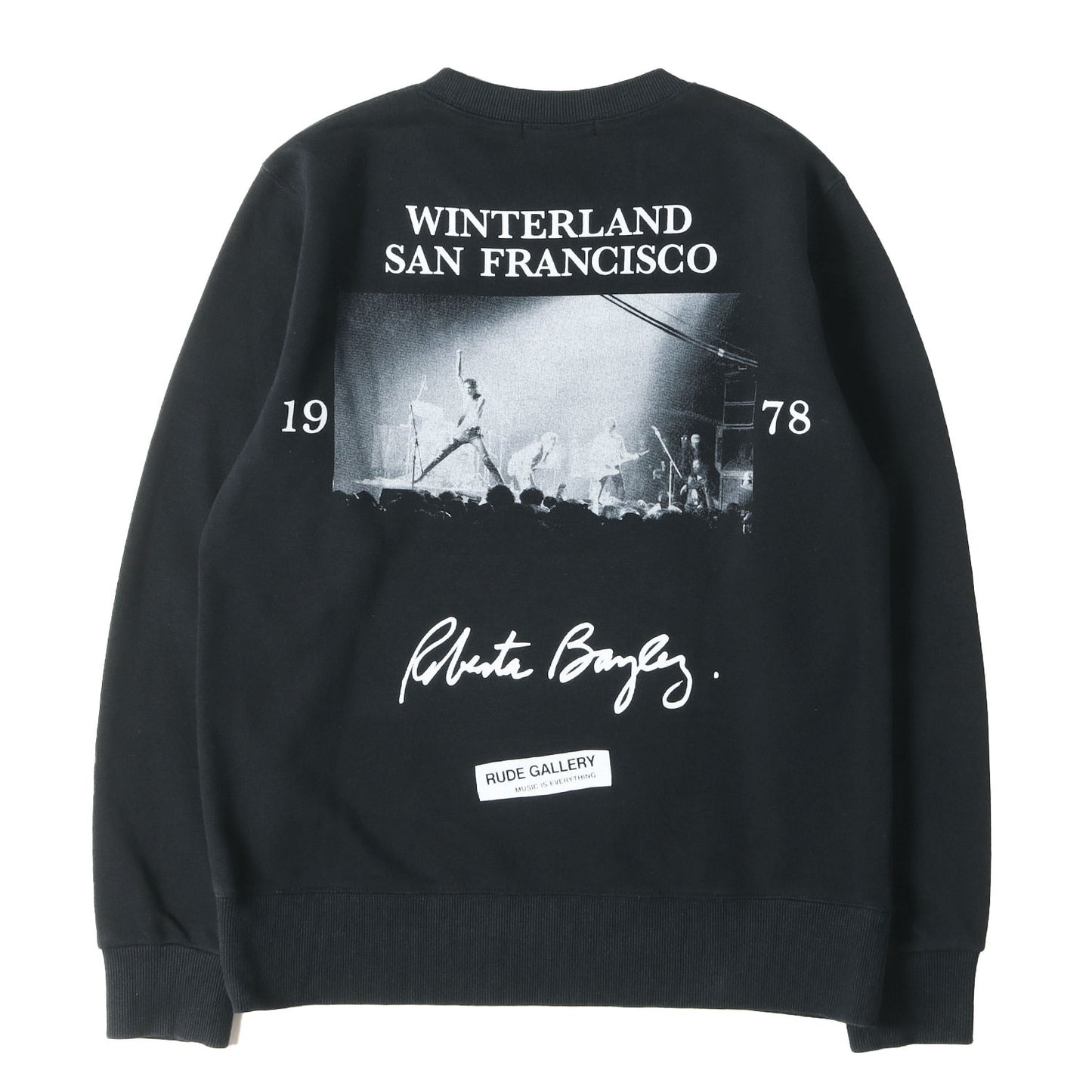 23SS ×Roberta Bayley ジョニー・ロットン フォト スウェット(CREW SW at WINTERLAND)