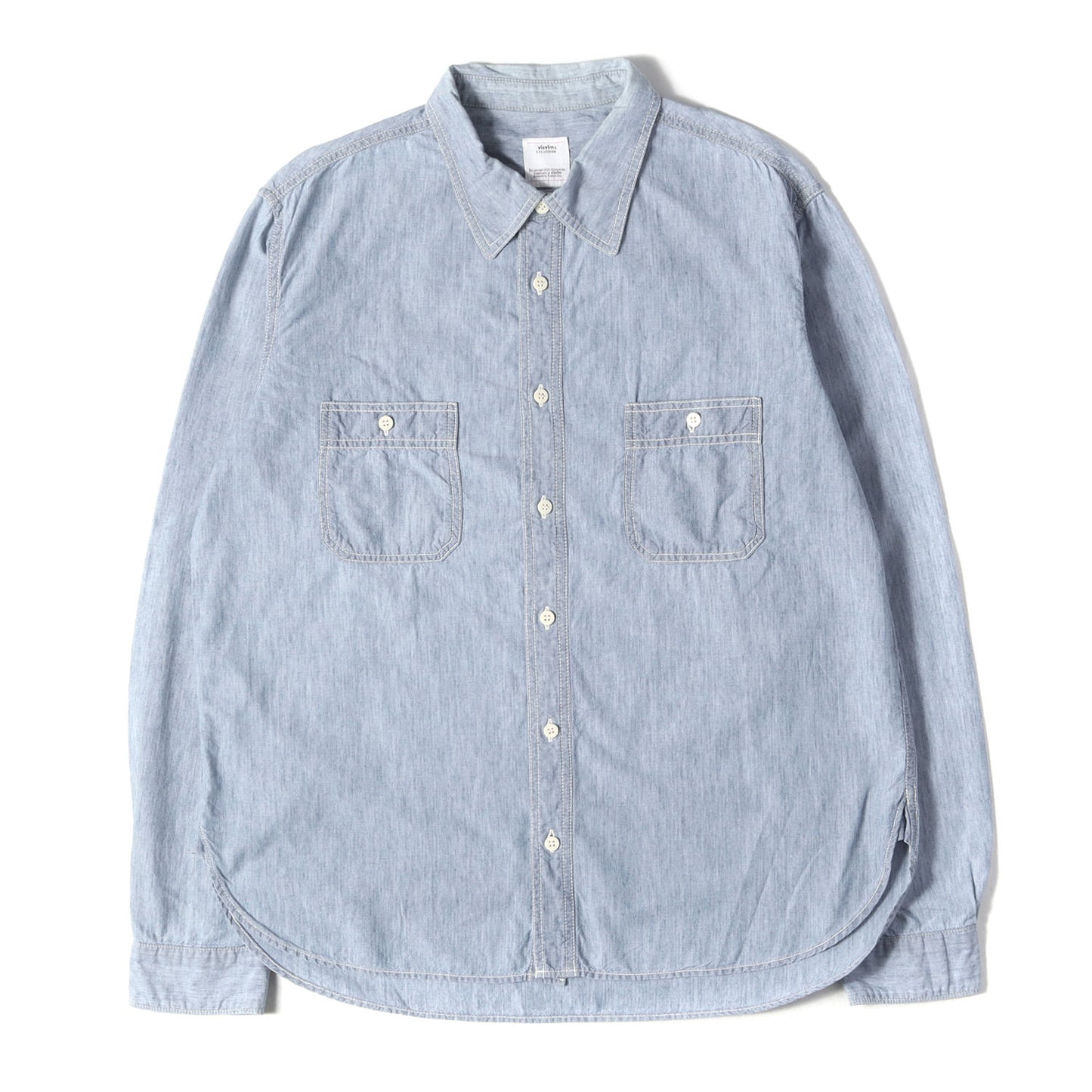 コットン/シルク シャンブレー ワークシャツ(LUMBER SHIRT)