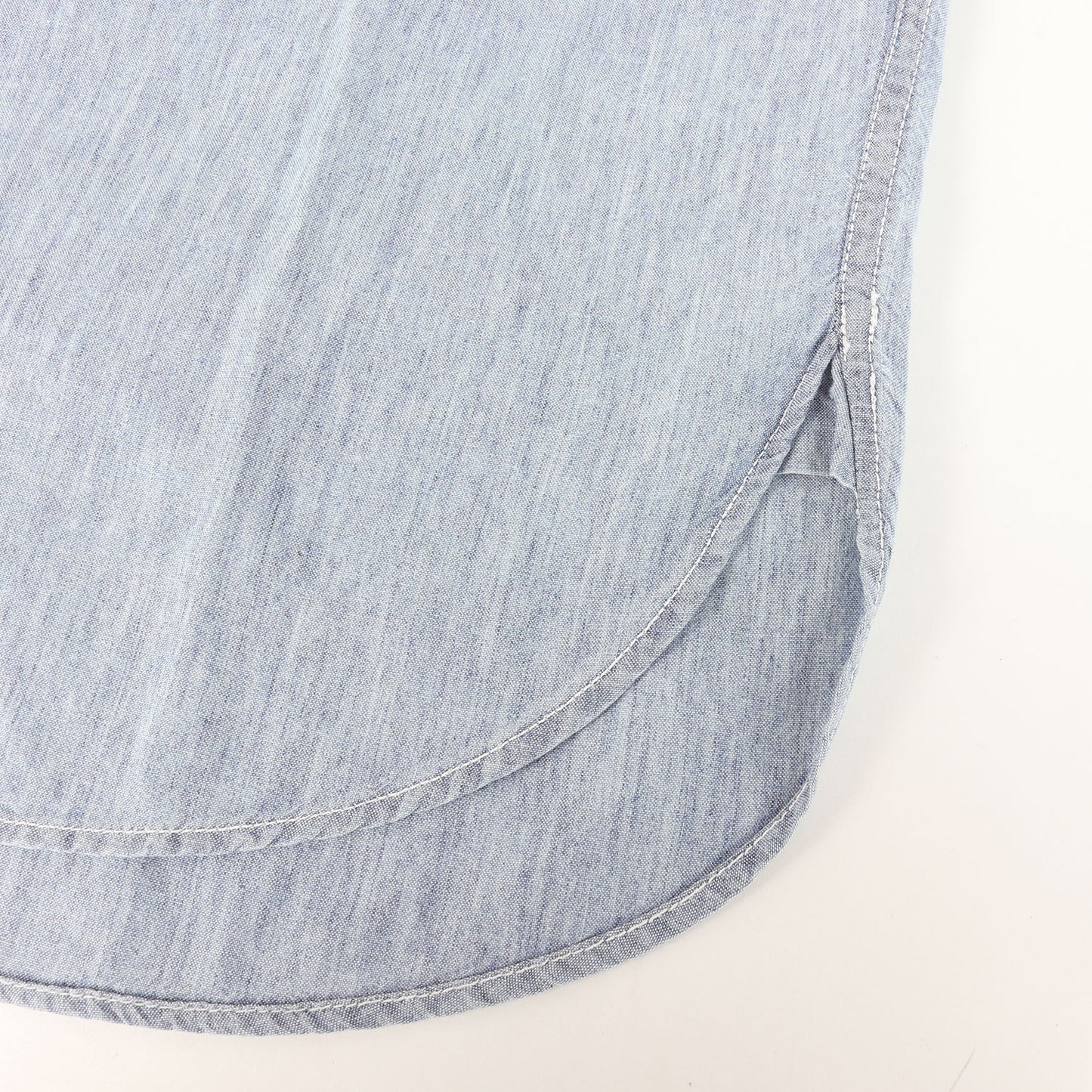 コットン/シルク シャンブレー ワークシャツ(LUMBER SHIRT)