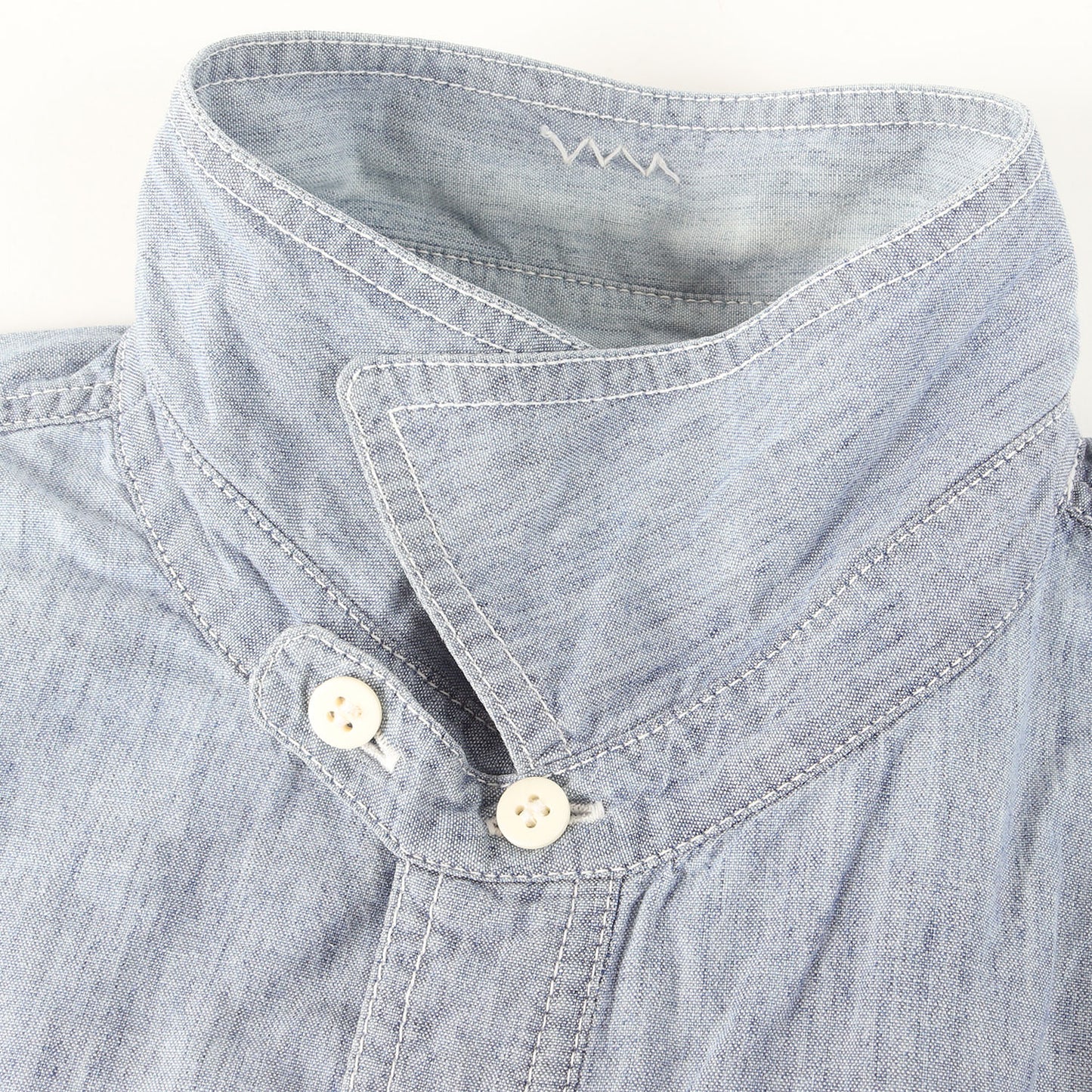 コットン/シルク シャンブレー ワークシャツ(LUMBER SHIRT)