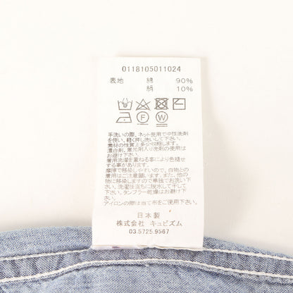 コットン/シルク シャンブレー ワークシャツ(LUMBER SHIRT)