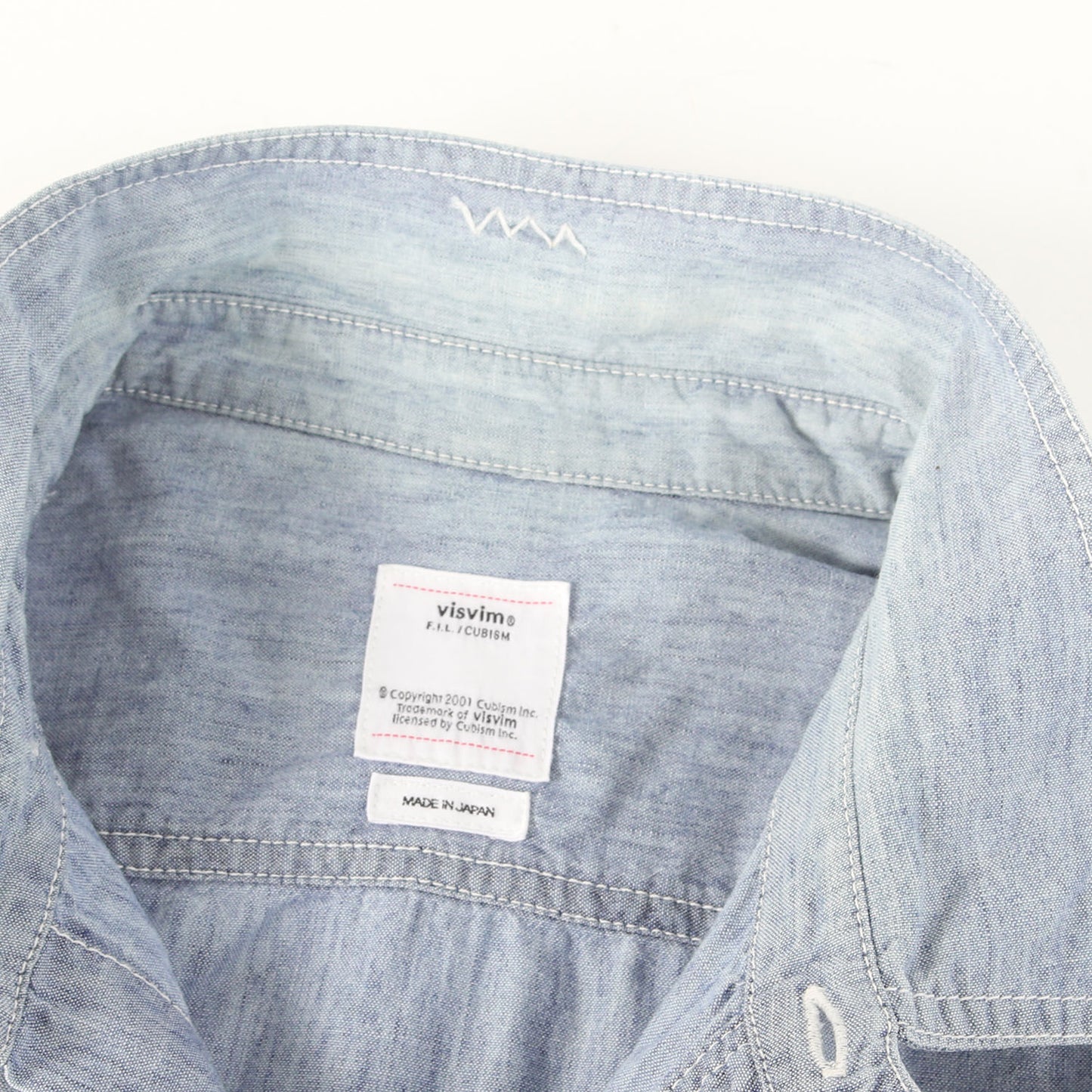 コットン/シルク シャンブレー ワークシャツ(LUMBER SHIRT)