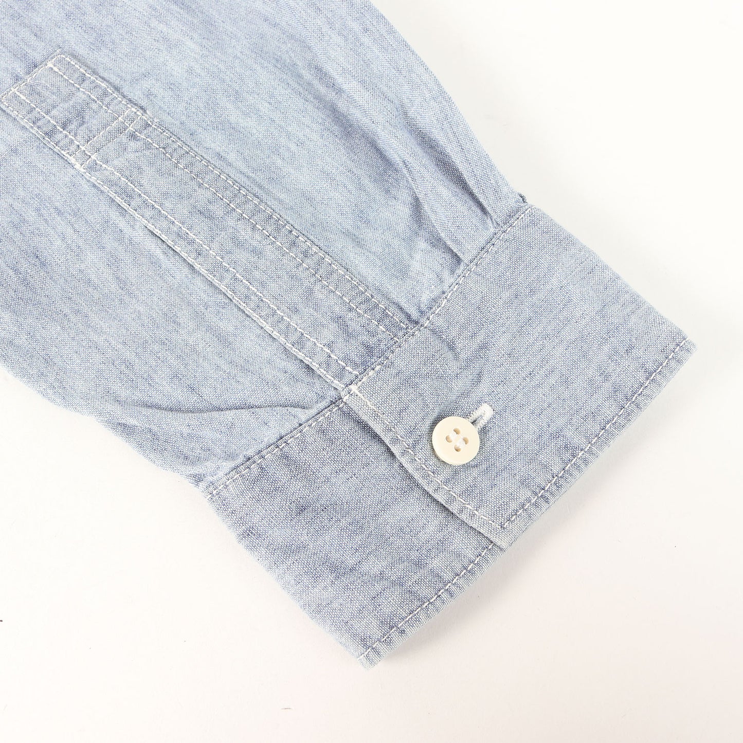 コットン/シルク シャンブレー ワークシャツ(LUMBER SHIRT)