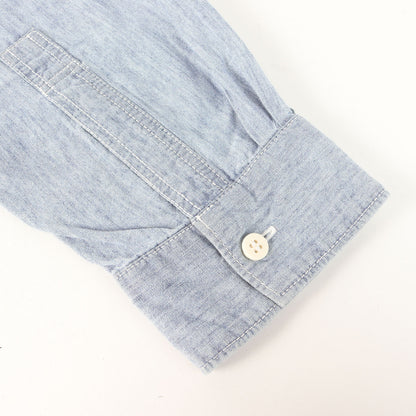コットン/シルク シャンブレー ワークシャツ(LUMBER SHIRT)