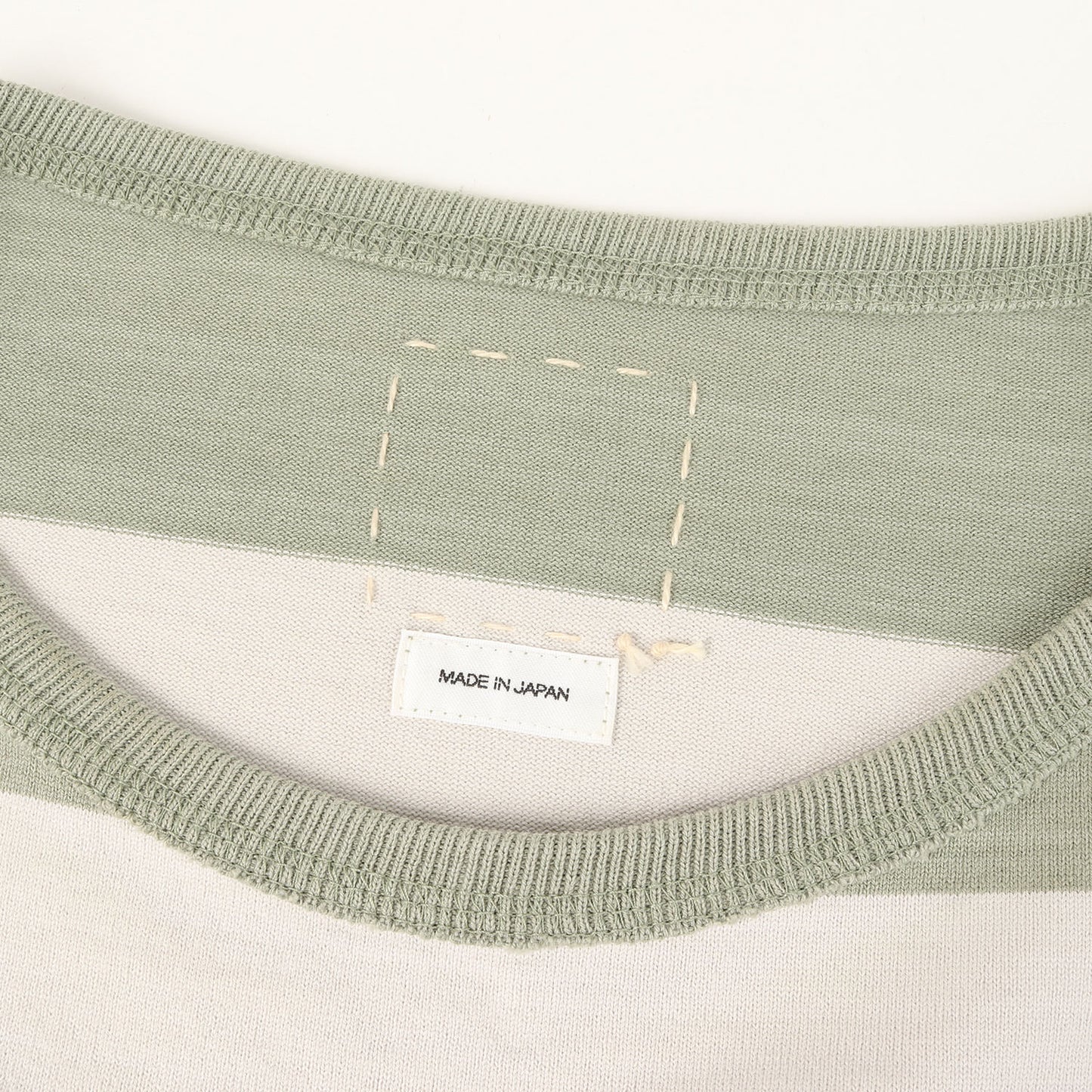 23SS オーバーサイズ ボーダー ヘビー Tシャツ(BROADER TEE S/S RUGGER)