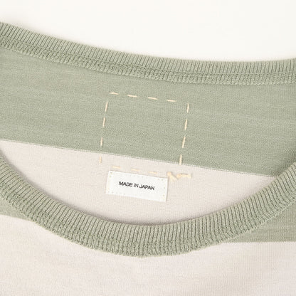 23SS オーバーサイズ ボーダー ヘビー Tシャツ(BROADER TEE S/S RUGGER)