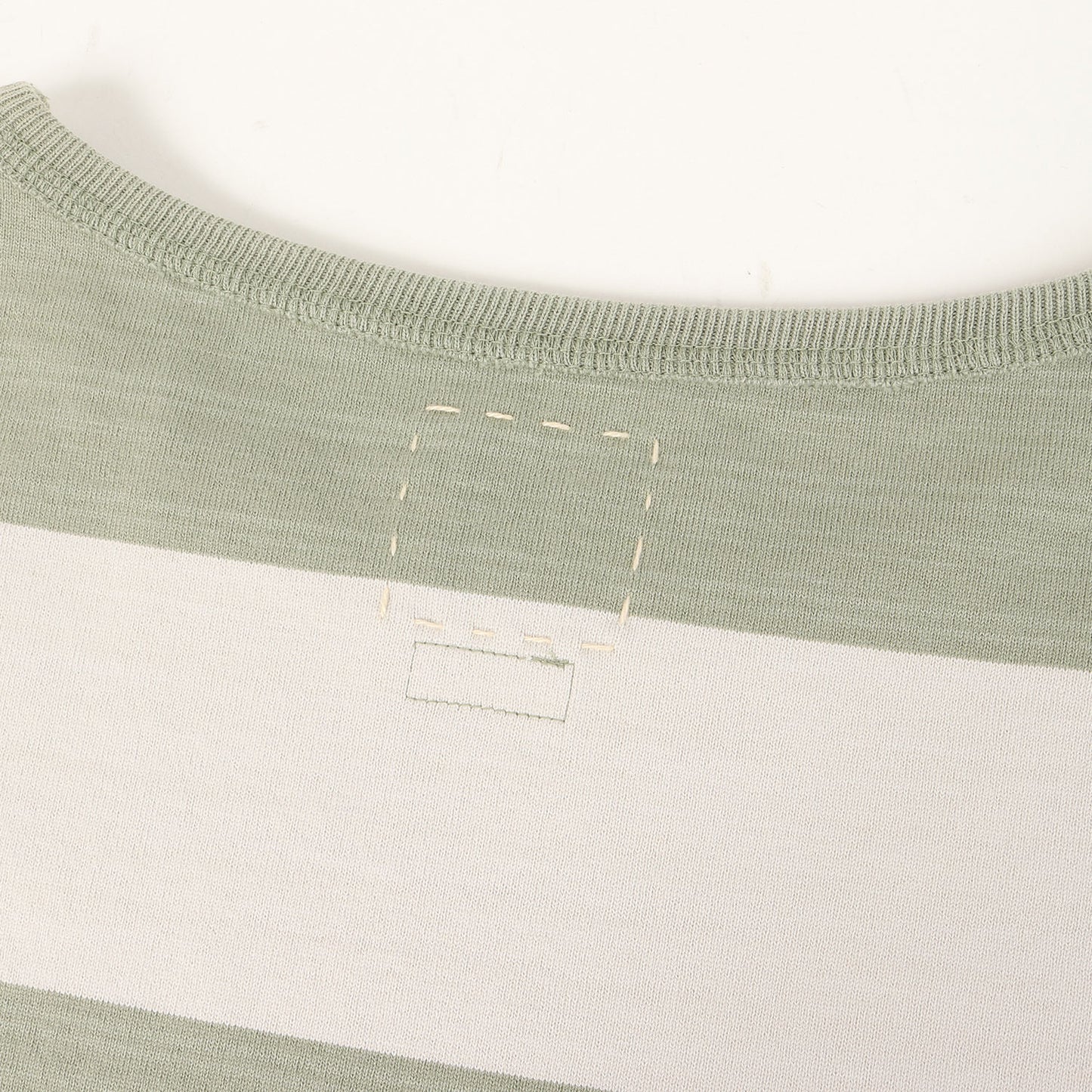 23SS オーバーサイズ ボーダー ヘビー Tシャツ(BROADER TEE S/S RUGGER)